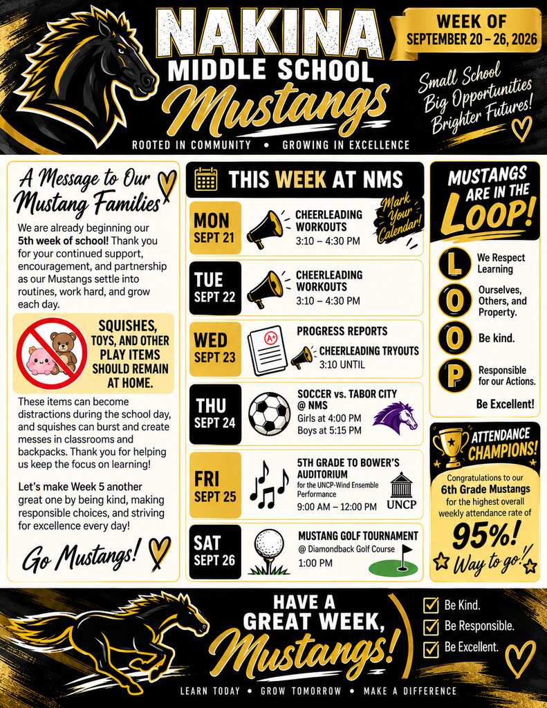 Mustang Roundup Week of September 20-26 2026