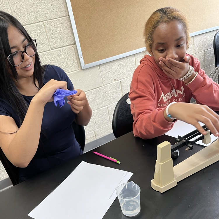 Mustangs learn about chemical reactions