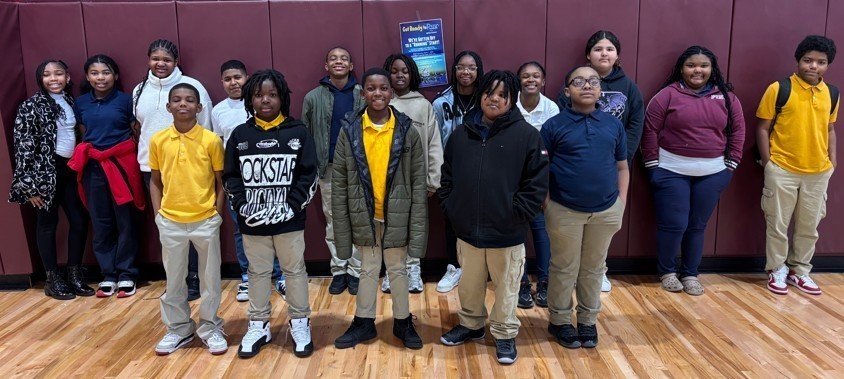 Hunt students that participated in the Presidential AI Challenge