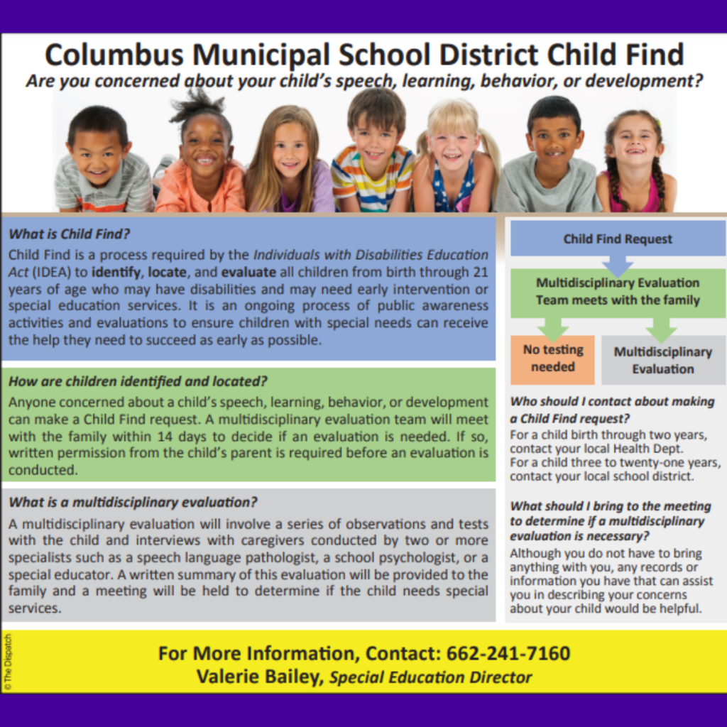 Child Find Form Information