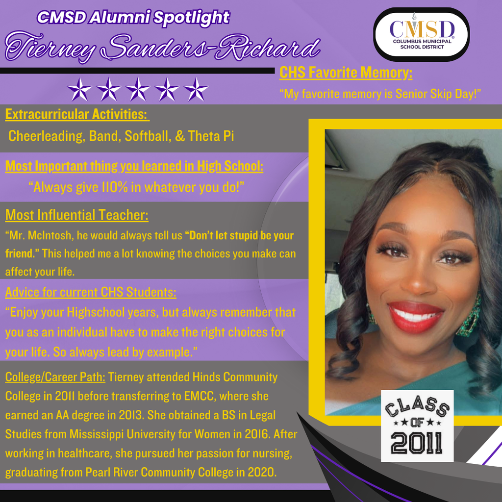 Alumni Spotlight Tierney Sanders-Richard