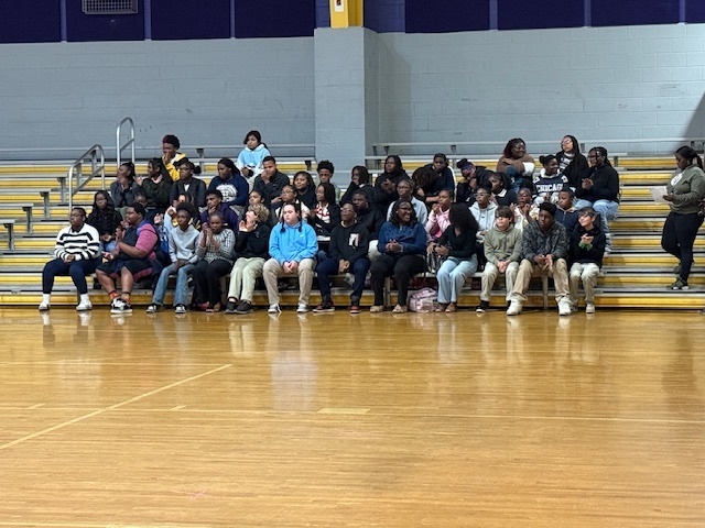 CMS 8th grade honor roll students. 