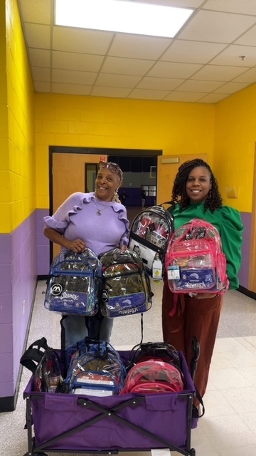 Councilwoman Harris donates backpacks