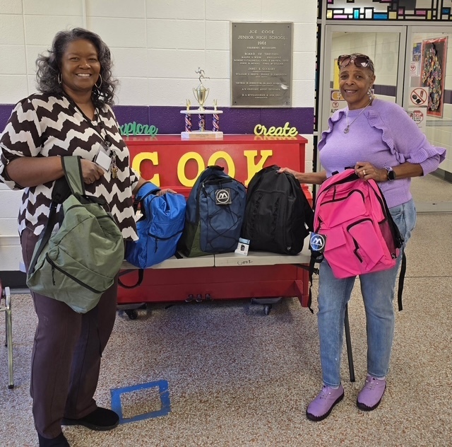 Councilwoman Harris donates backpacks to schools