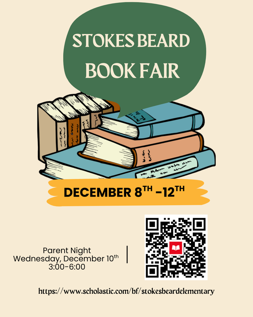 Stokes_Beard Book Fair is December 8-12th.