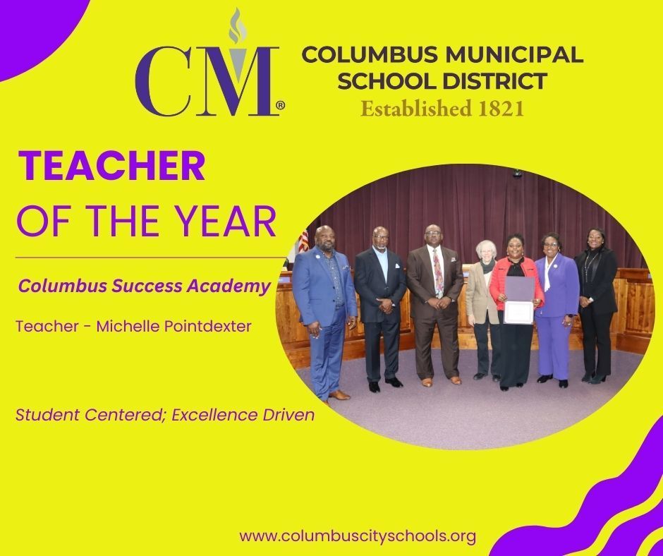 Columbus Success Academy teacher of the year.