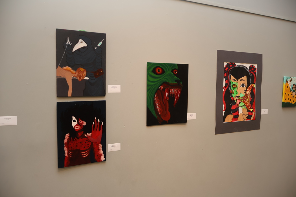 CMSD students showcase artwork at the Columbus Arts Council. 