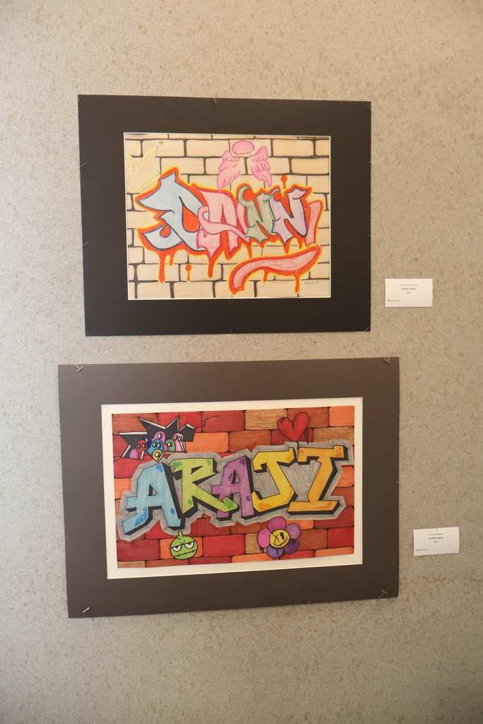 CMSD students showcase artwork at the Columbus Arts Council. 
