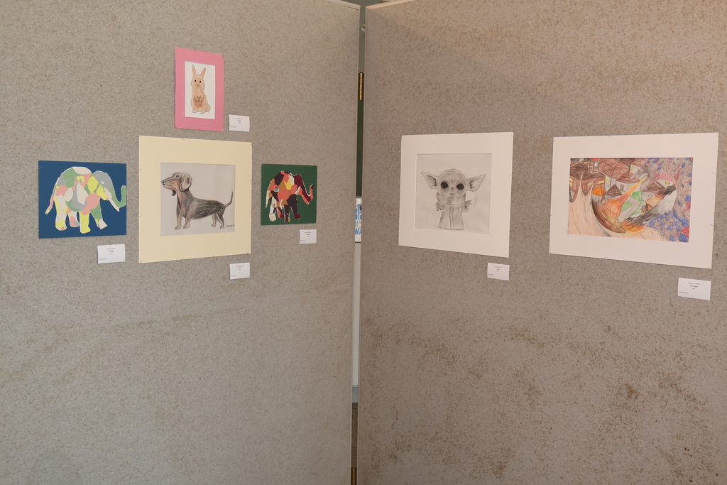 CMSD students showcase artwork at the Columbus Arts Council. 