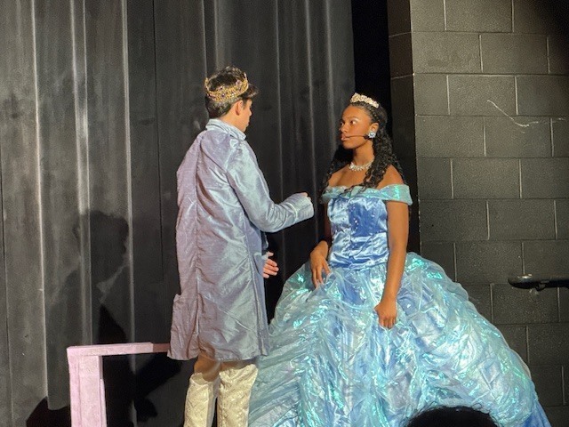 Actors in CMS play "Cinderella."