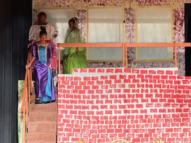 Actors in the CMS play "Cinderella."