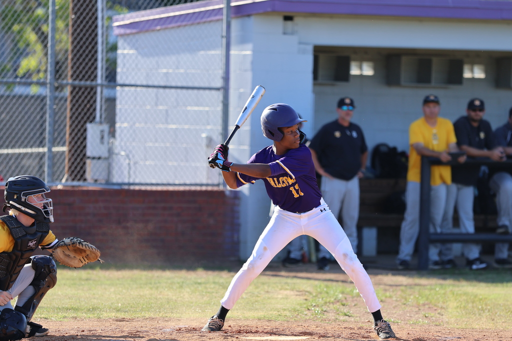 CHS baseball at the plate batting.