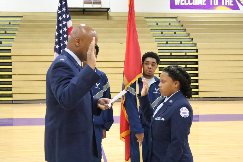 NiJayhia Capron took the Oath of Enlistment for the MS Air National Guard.