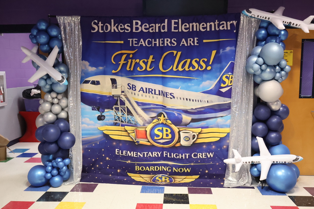 Stokes Beard Elementary is celebrating teachers. 