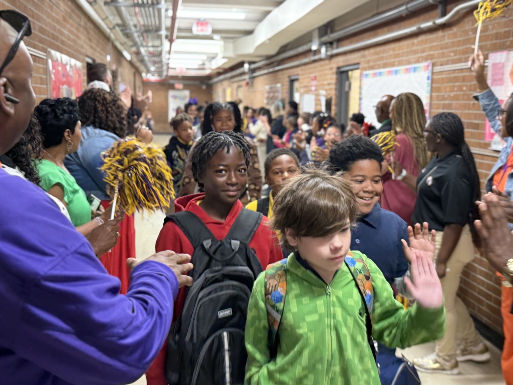 The "No Crumbs" tour rolled into Sale Elementary on Tuesday to cheer on the 4th graders that have started state testing. 