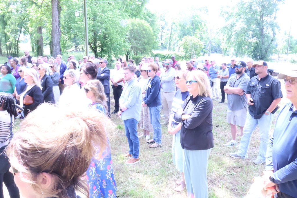 Attendees at the Parkview Groundbreaking Ceremony. 