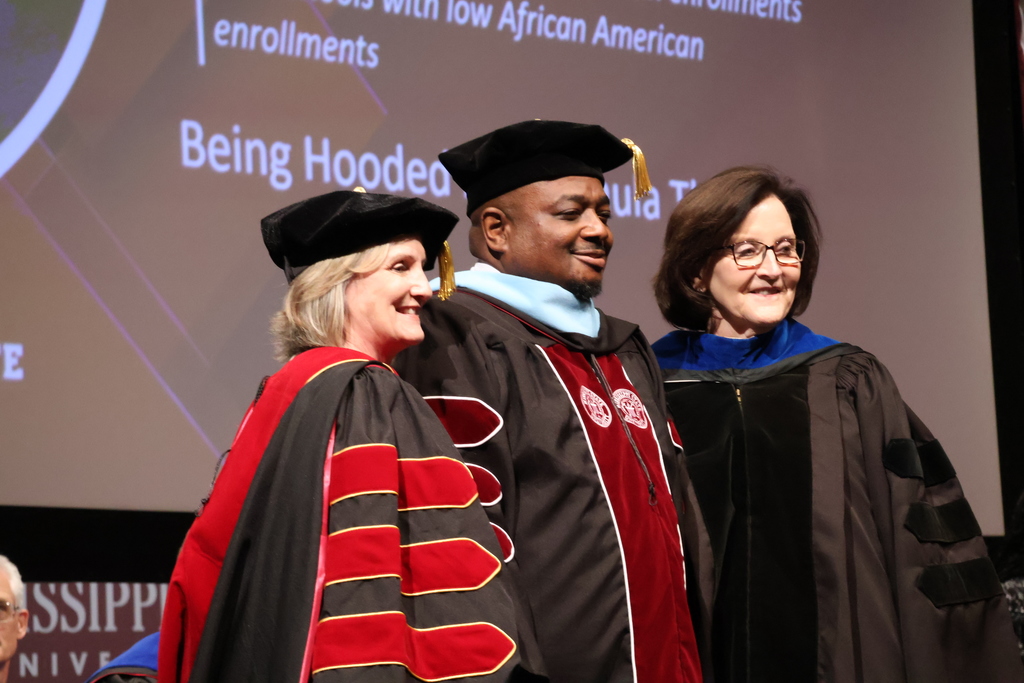 Dr. Jones graduating from MSU
