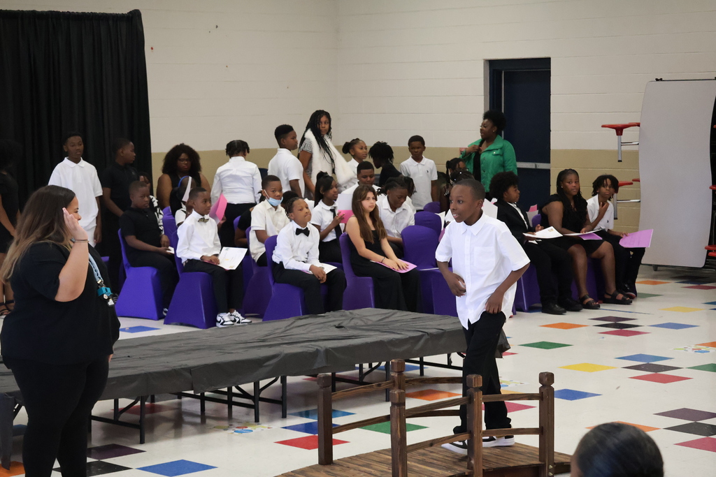 Stokes Beard Elementary 4th graders were recognized at a Bridge Crossing Awards Day event on Monday morning. 