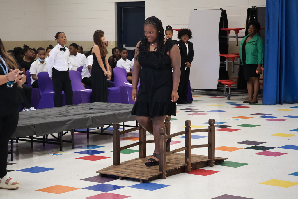 Stokes Beard Elementary 4th graders were recognized at a Bridge Crossing Awards Day event on Monday morning. 