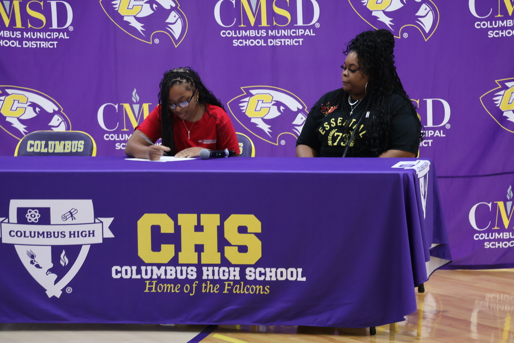 Columbus High School hosted Academic Signing Day for seniors on Tuesday morning. 