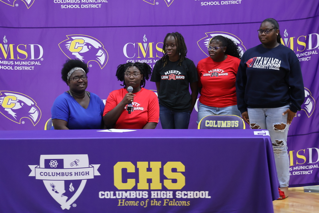 Columbus High School hosted Academic Signing Day for seniors on Tuesday morning. 