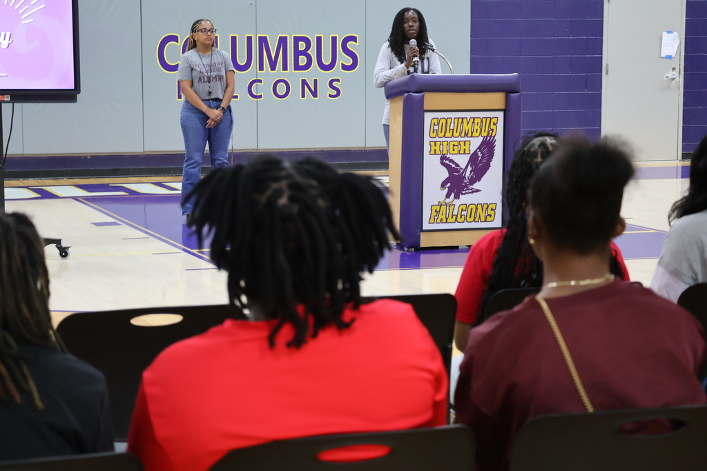 Columbus High School hosted Academic Signing Day for seniors on Tuesday morning.  Congratulations, students! 