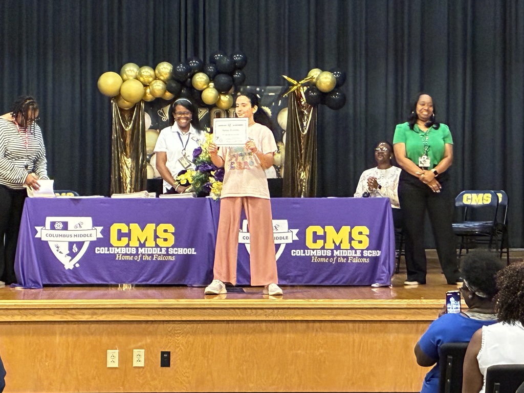 Columbus Middle School hosted its awards day for 7th graders on Tuesday afternoon.