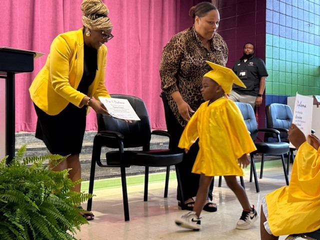 Sale Elementary Pre-K students graduated on Thursday morning. This group of little learners are going are headed to Kindergarten.  