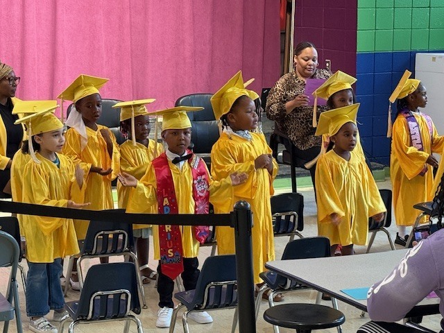 Sale Elementary Pre-K students graduated on Thursday morning. This group of little learners are going are headed to Kindergarten.  