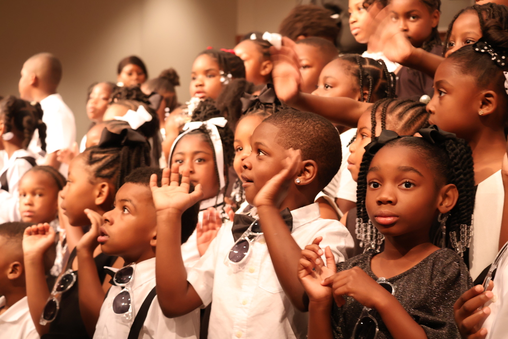 Stokes-Beard Elementary Kindergartners celebrated the end of the school year with a performance in front of family and friends. 