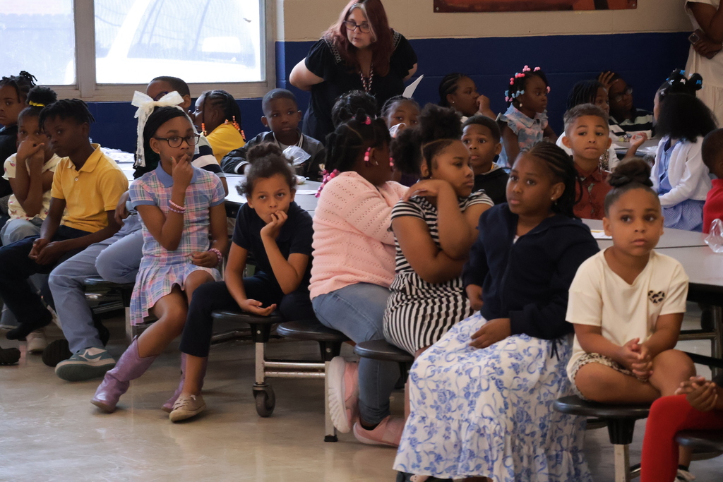 Sale Elementary students attend awards day. 