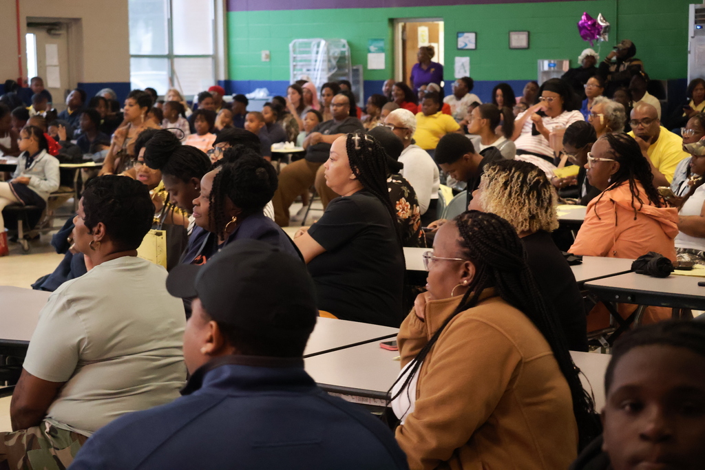 Parents attend awards day at Sale Elementary. 