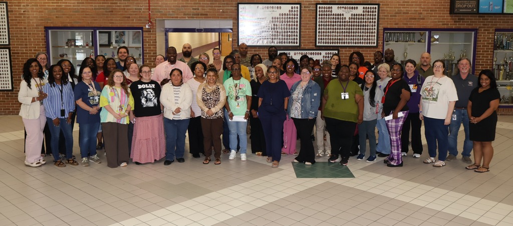 CHS staff gather to congratulate Dr. Andrews on his appointment as Assistant Superintendent. 