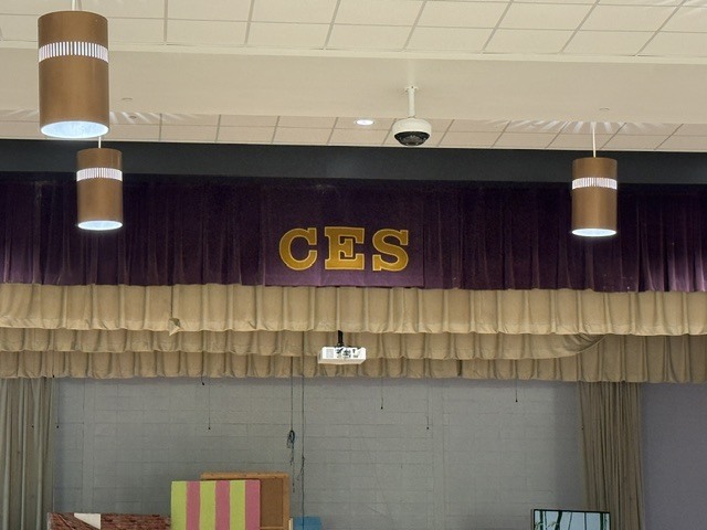 Cook Elementary School Auditorium banner