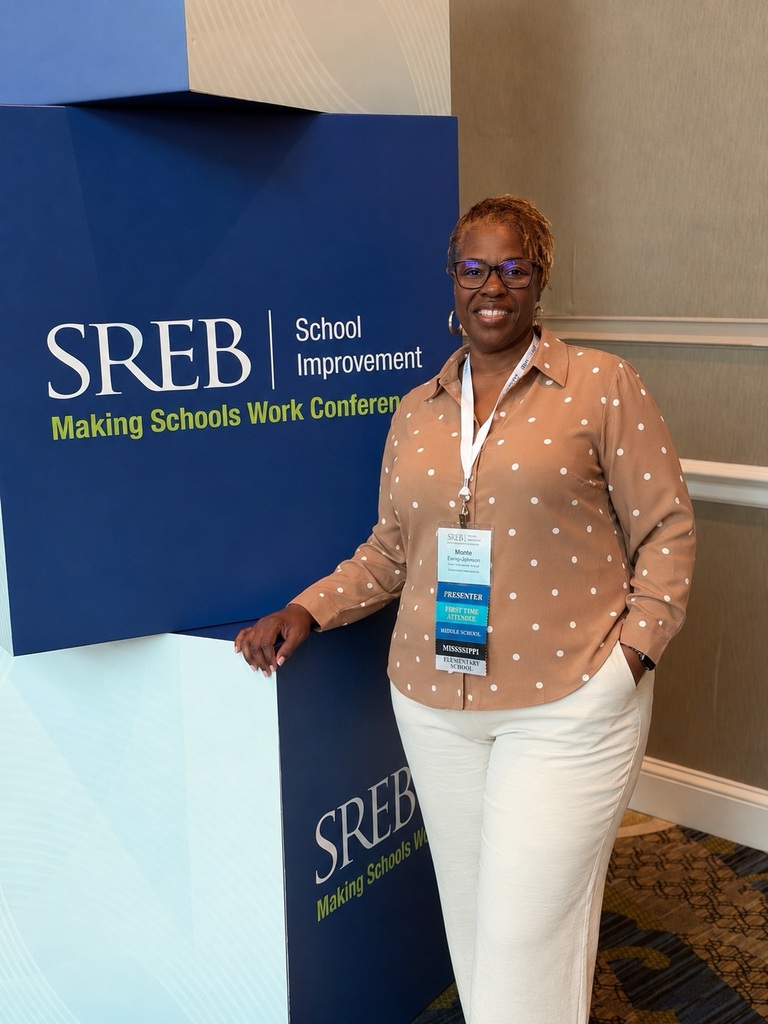Dr. Monte Ewing Johnson at the SREB Making Schools Work Conference. 