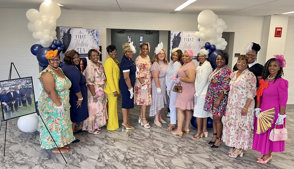 CMSD employees participate in the "First Mother's Tea" recently held in Columbus.