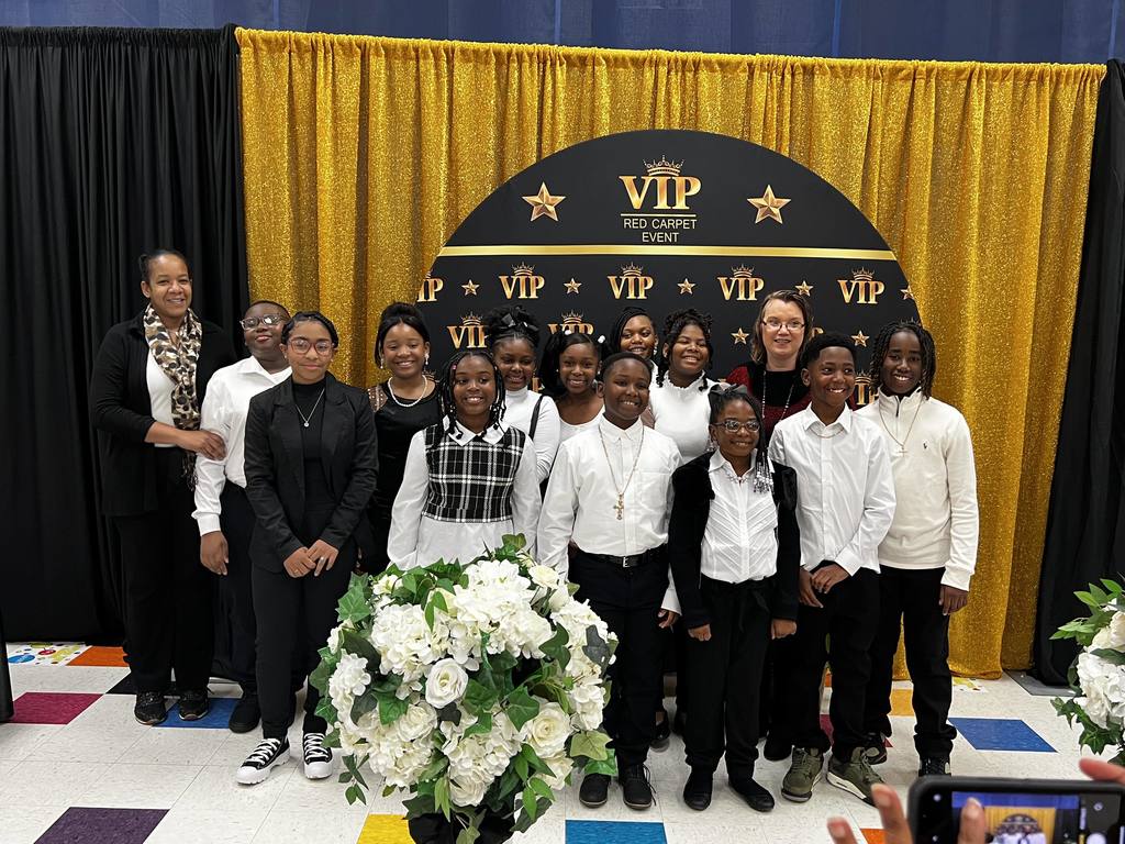 Group of Beta Club students celebrate
