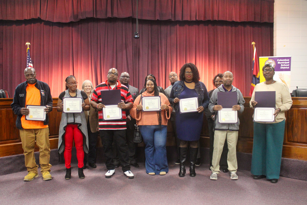 Board congratulates each school's paraprofessional of the year