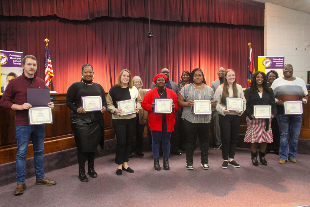 Board congratulates each school's teacher of the year