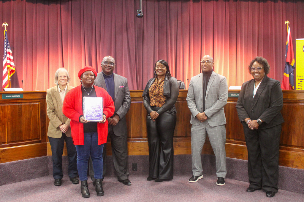 Board congratulates the teacher of the year