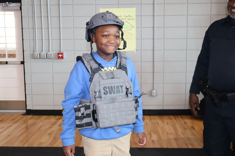 Students learned about law enforcement