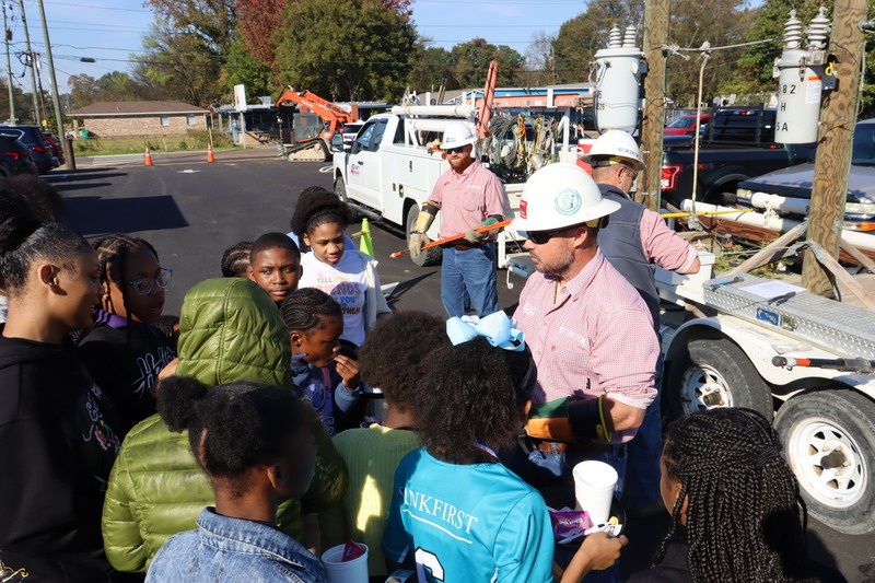 Students learned about electrical safety