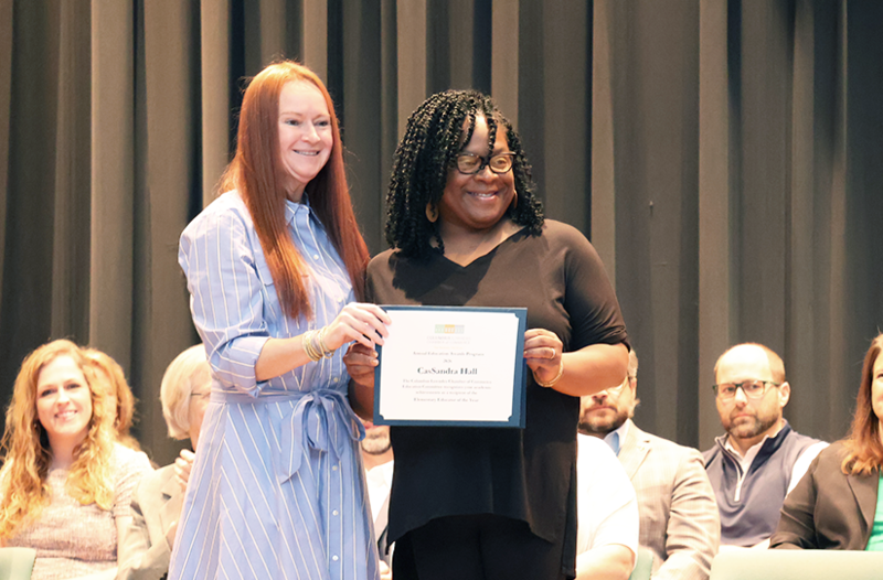 Hall wins Elementary Teacher of the Year