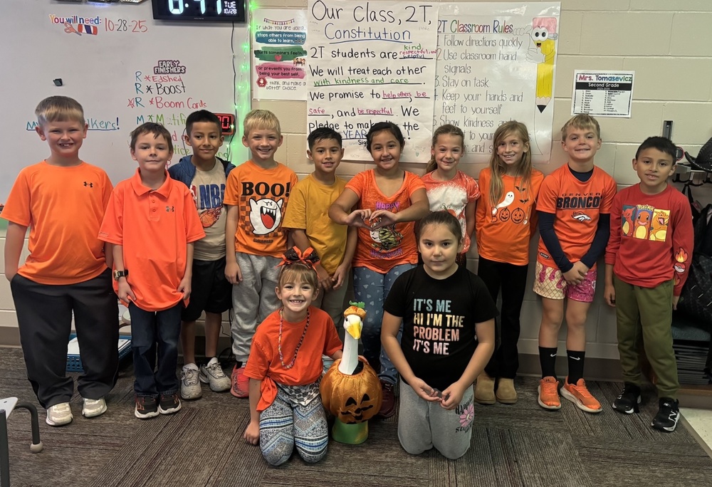 Orang Day Mrs. Tomasevicz's Class