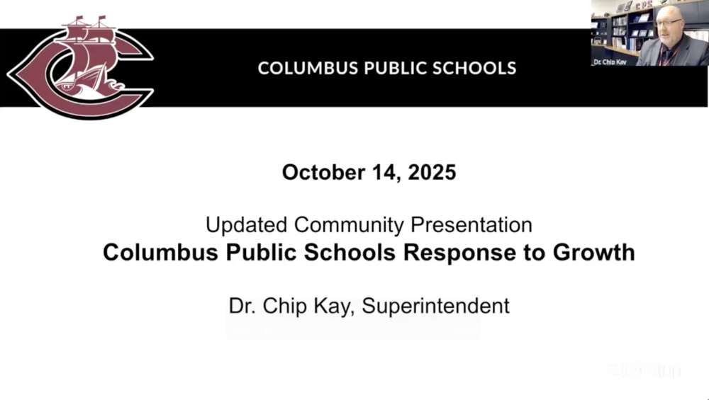 A still image from Dr. Chip Kay's October 14th Community Presentation.