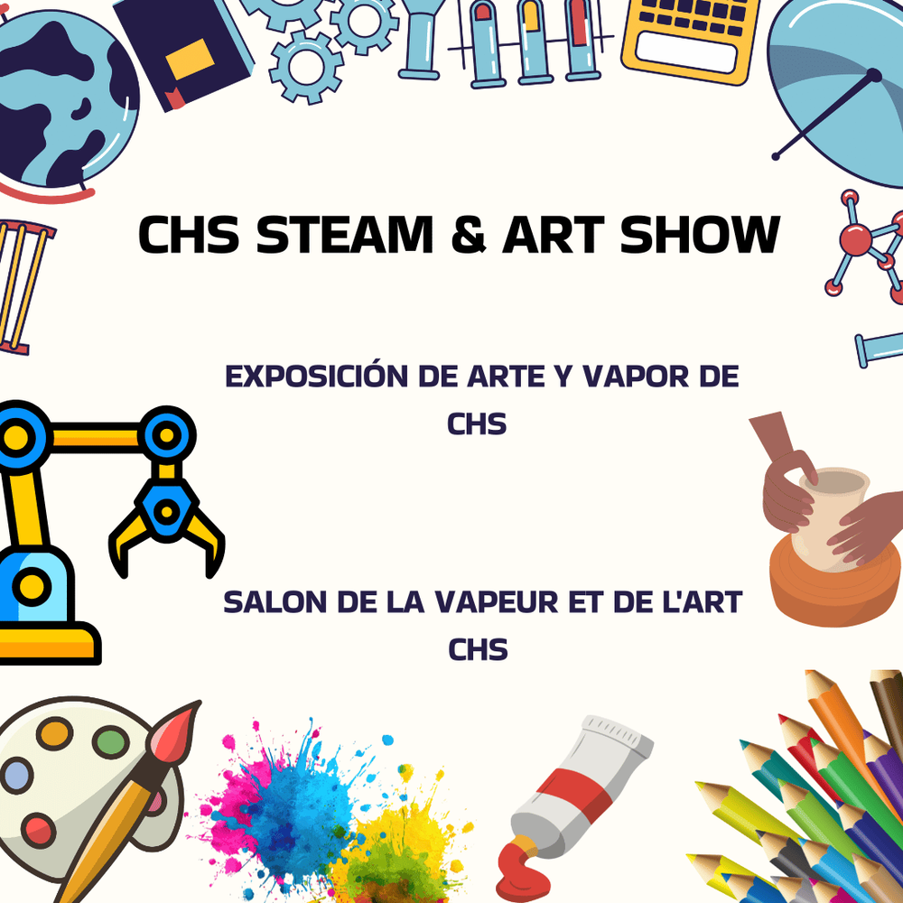 CHS STEAM & Art verbiage-with art and STEAM clipart