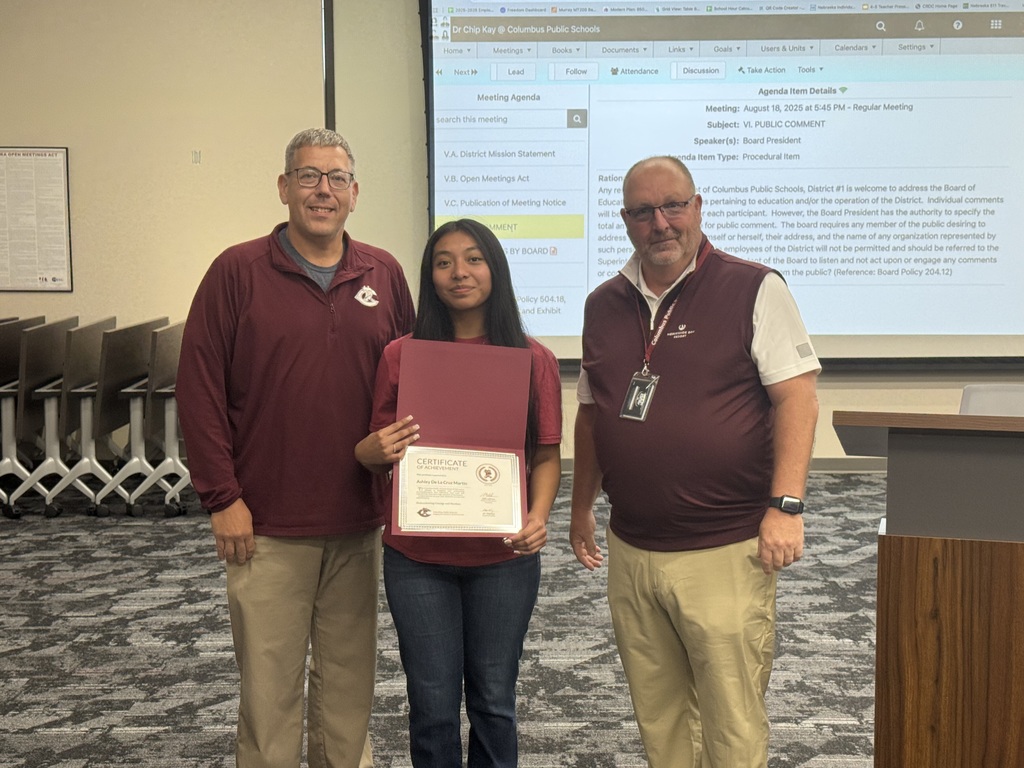 pictured Mike Jeffreys, Ashley De La Cruze Marin and Dr. Chip Kay