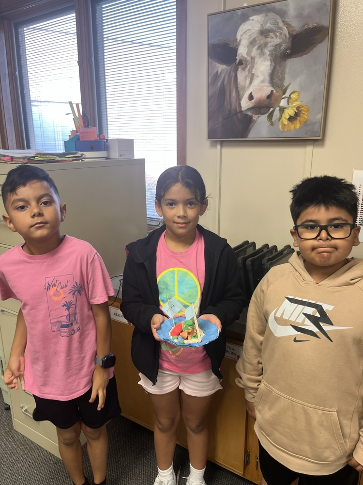 Clay landform models!