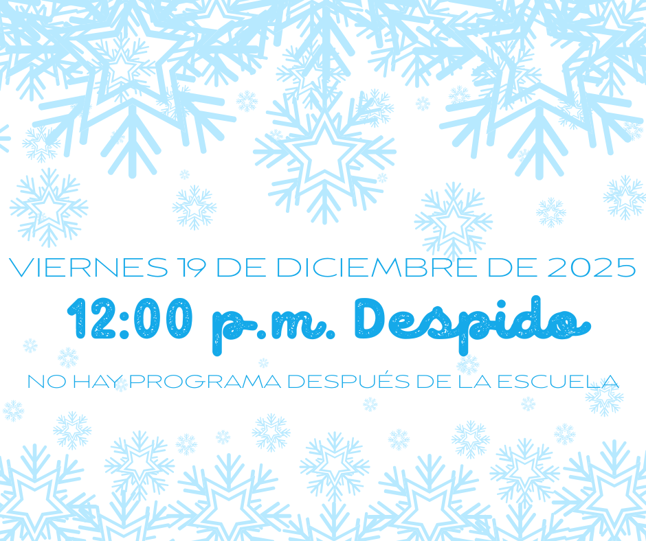 12:00 dismissal -- Friday, December 19th
