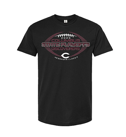 playoff football t-shirt design for discoverers.